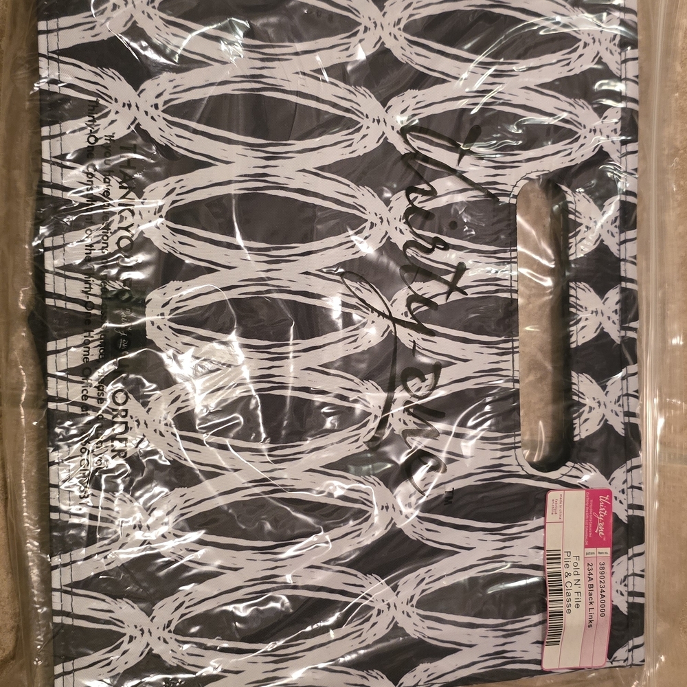 Thirty-One Black and White Storage Bag
